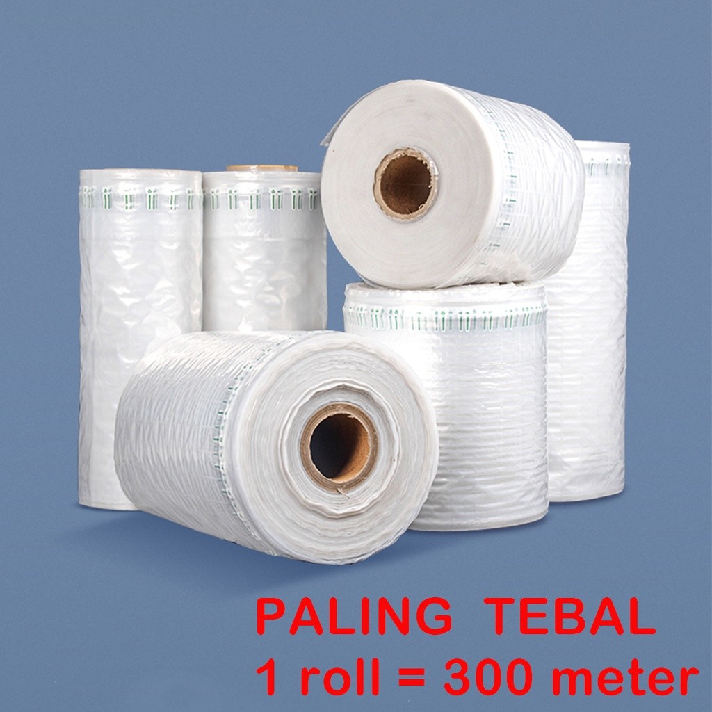 

Paling Tebal Air Cushion Inflatable Bubble / Bubble Wrap Anti Pecah 40 Cm 300 Meter