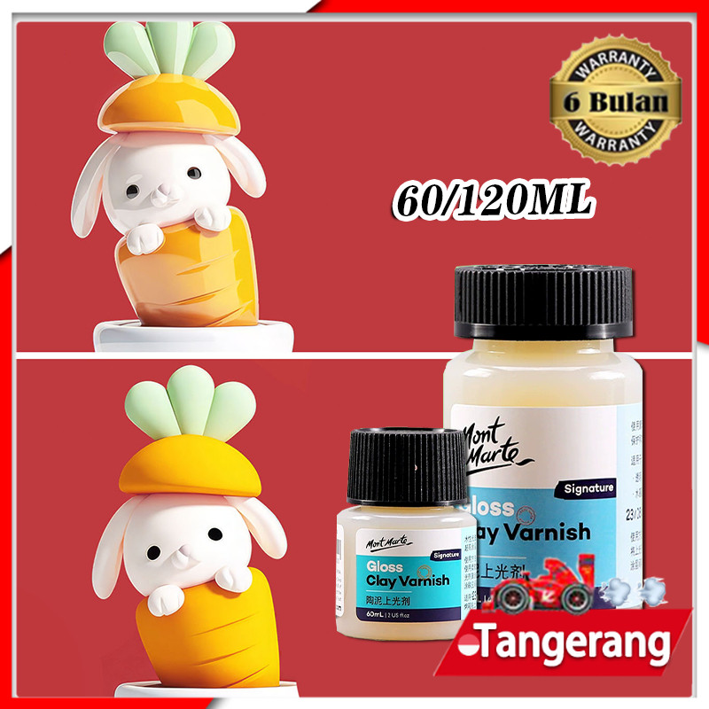 

60ml / 120ml Varnish Tanah Liat / Varnish Serbaguna / Vernish Gloss Kilap
