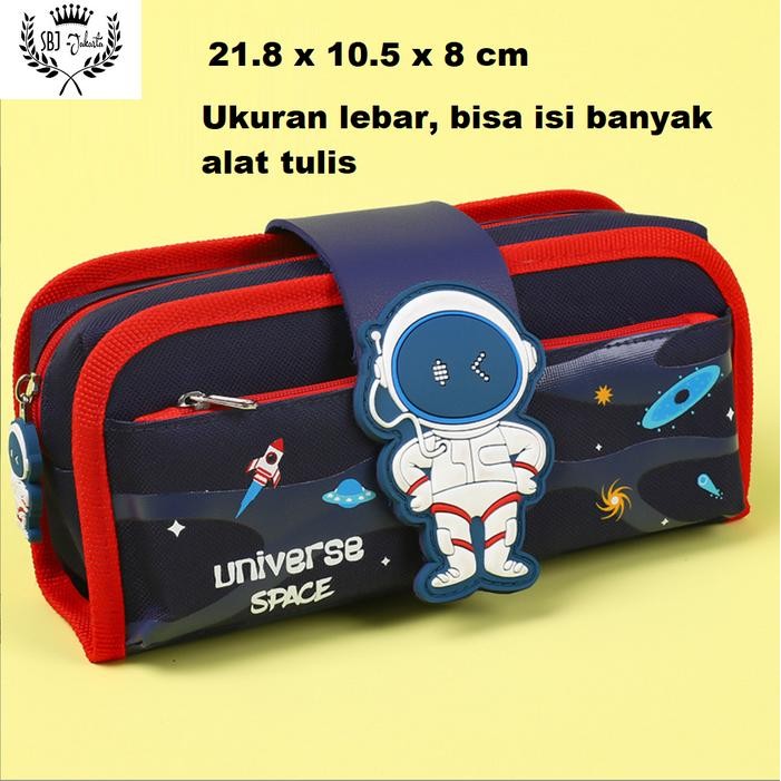 

TERLARIS~[ Mall 2547] Tempat pensil Kotak pensil model smiggle Lookalike Yome Premium - Universe space