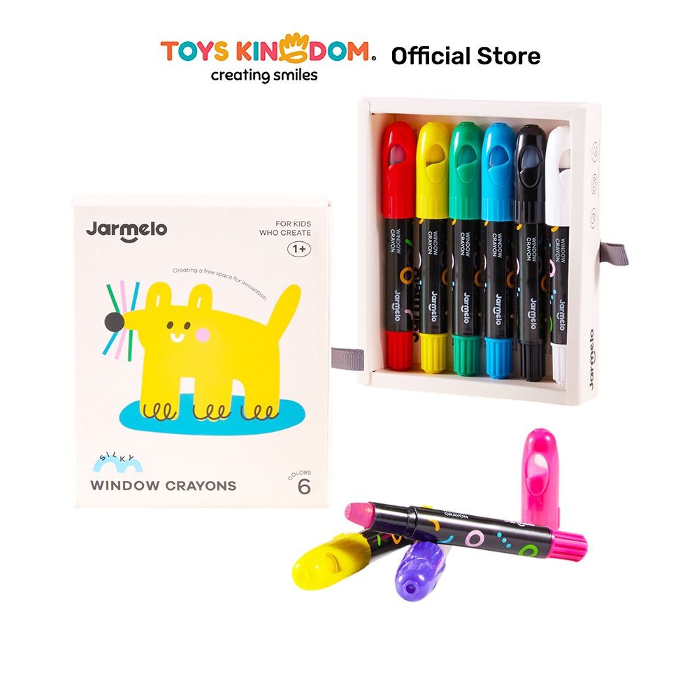 

Toys Kingdom Jarmelo Set 6 Pcs Crayon Washable Silky Window - Mix Crayon Dapat Dicuci Alat Tulis Warna Warni Perlengkapan Gambar Mewarnai Perlengkapan Tulis Anak-Anak