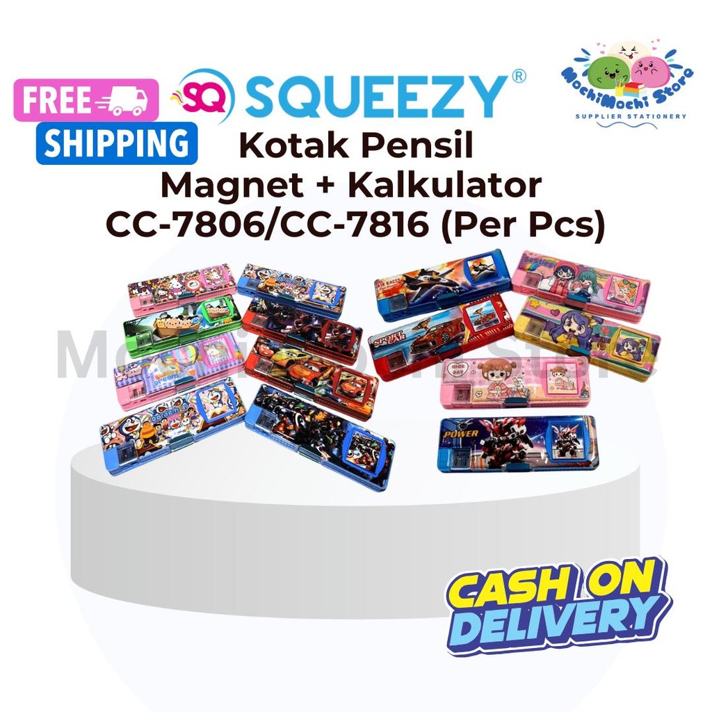 

Kotak Pensil Magnet 2 Sisi + Kalkulator CC-7806 / CC-7816 | Kotak Pensil Plus Kalkulator | Tempat Pensil Magnet + Kalkulator | CC-7806 | CC-7816