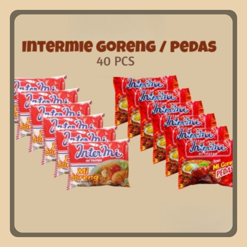 

Intermi Goreng Pedas | Intermi Goreng Original 1Dus isi 40pcs |Intermi Goreng termurah packing bubble wrap