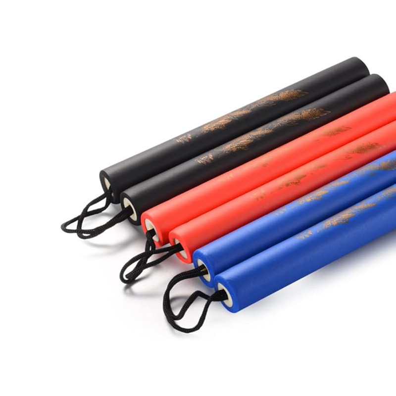 Dauble Nunchaku Busa Untuk Latihan Dengan Tali Paracord Nunchaku Foam