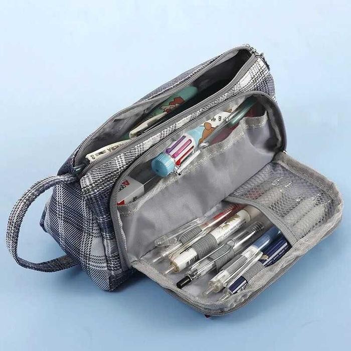 

[Promo] Tempat pensil kotak pensil organizer alat tulis minimalis aesthetic - Hitam