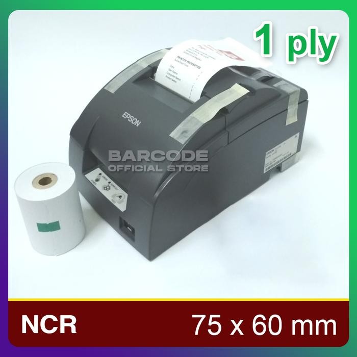 

TERLARIS! Kertas Struk Kasir 60 x 75 mm - 1ply - Epson TMU 220