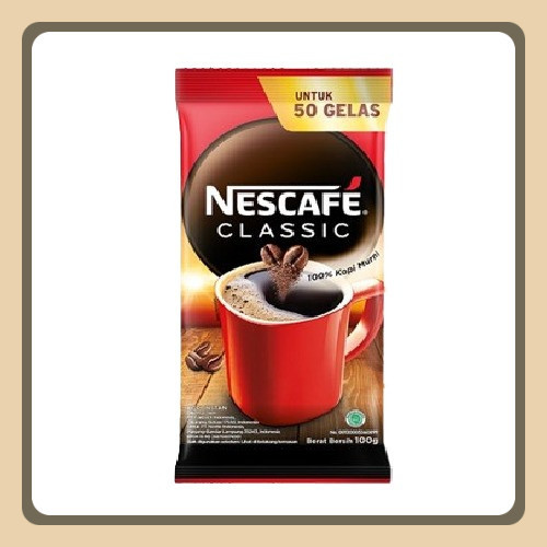 

Nescafe Classic Kopi Instan Sachet 90 gr