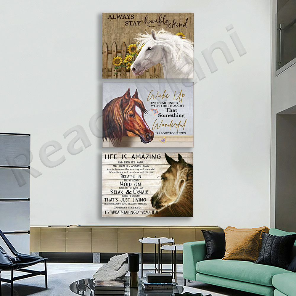 

A Horse's Life is Amazing poster, wild horse print, horse marvelous poster, horse wall art, horse photography, horse lover gift