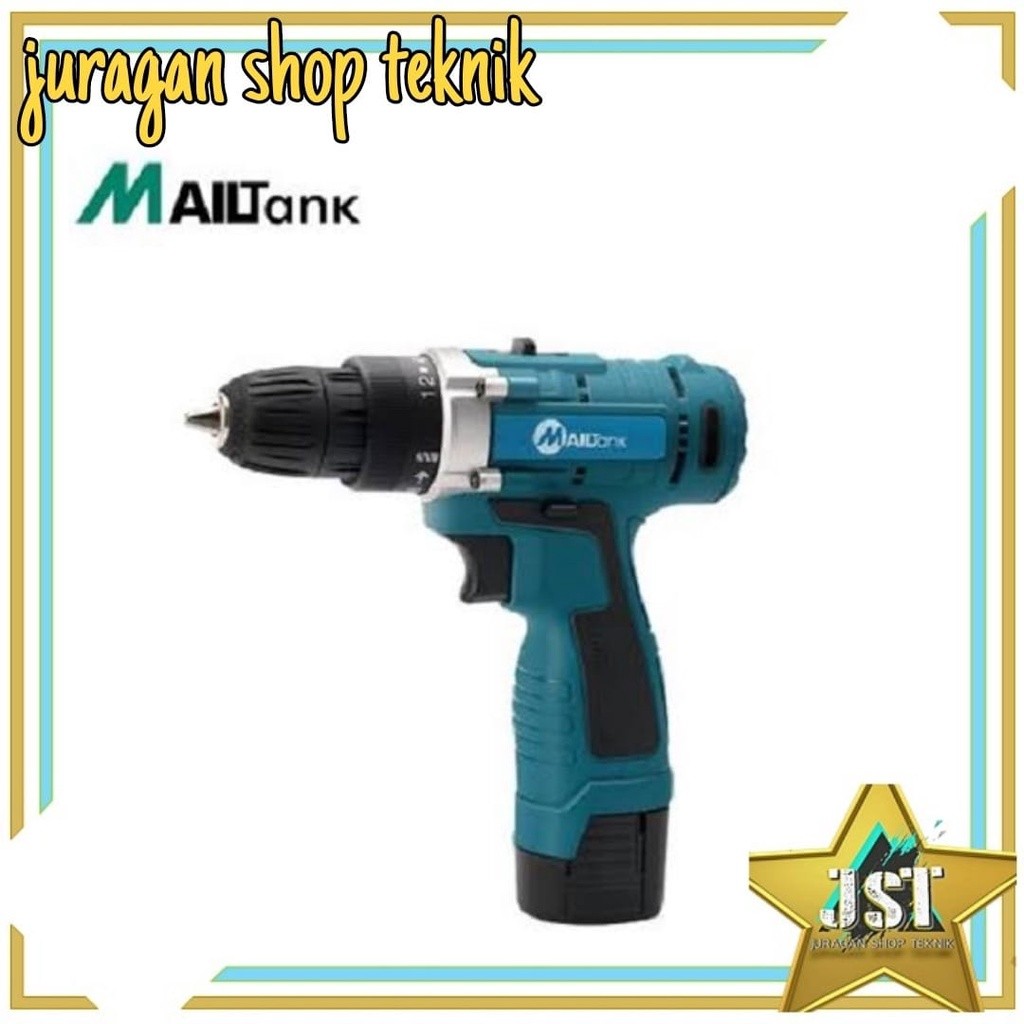 MAILTANK Mesin Bor Baterai Tembok Cordless Drill 18V SH189 MAILTANK / BOR CAS