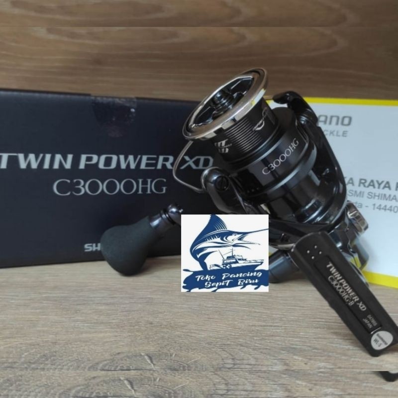 REEL PANCING SHIMANO TWIN POWER XD C3000XG C3000HG NEW 2025 GARANSI RESMI | REEL SPINNING | REEL MUR
