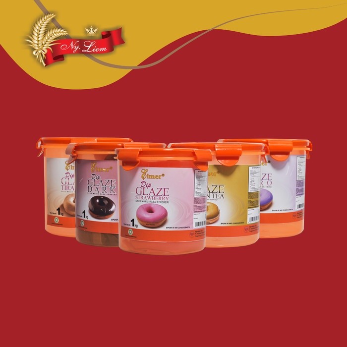 

ELMER Dip Glaze (Saus Coklat Manis) Berbagai Rasa 1 kg