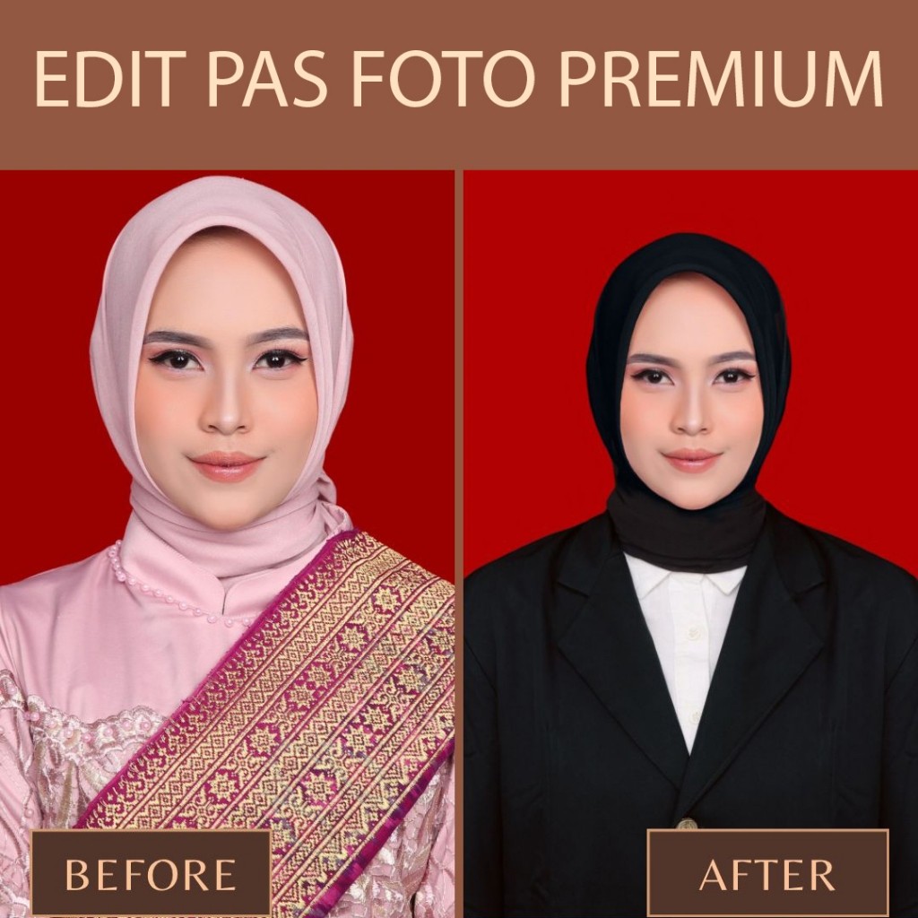 edit pas foto CPNS/edit pakai jas/edit pakai kemeja putih/edit baju hitam putih/edit keperluan kerja