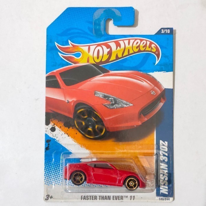 Hotwheels Nissan 370Z merah Faster Than Ever FTE 2011 HW
