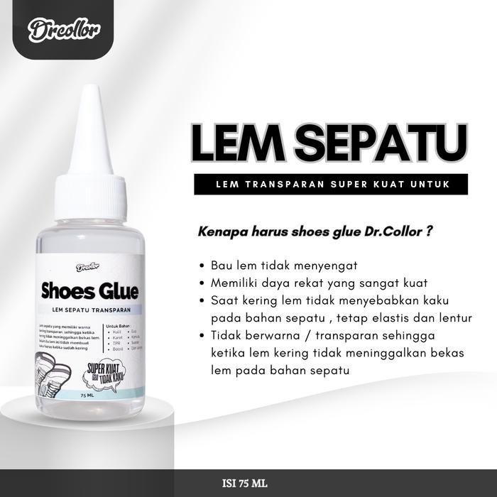 

Promo Lem sepatu bening super kuat dan merekat dr.collor - Lem 90ml Terlaris