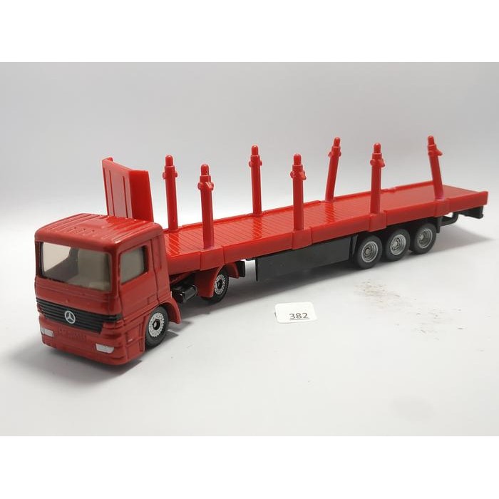 Truck Siku 1/87 Mercedes Benz Actros Truck Trailer Junk Diecast Loose Miniatur