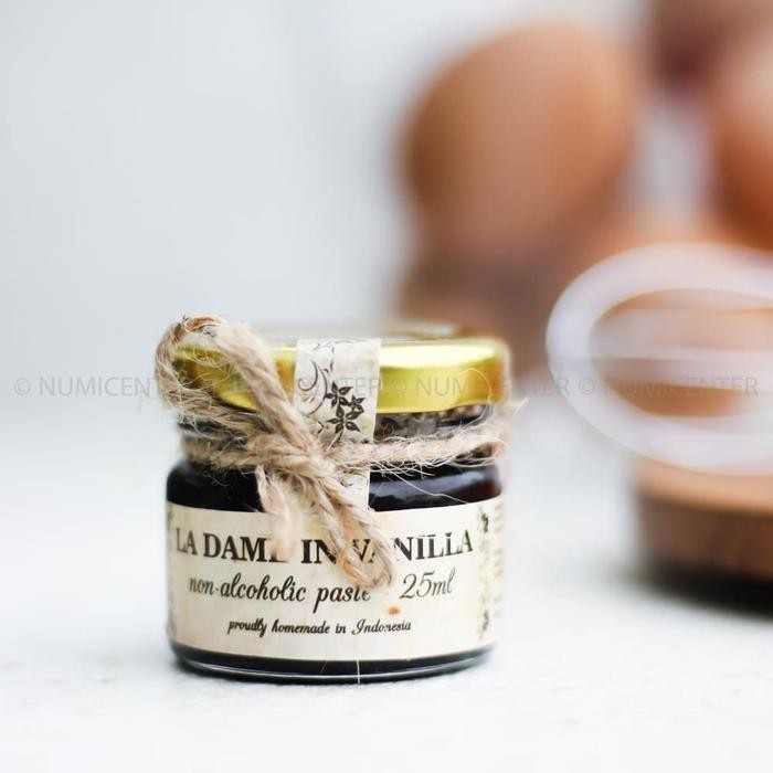

25ml Vanilla Paste Non Alcohol Halal MUI - La Dame In Vanilla
