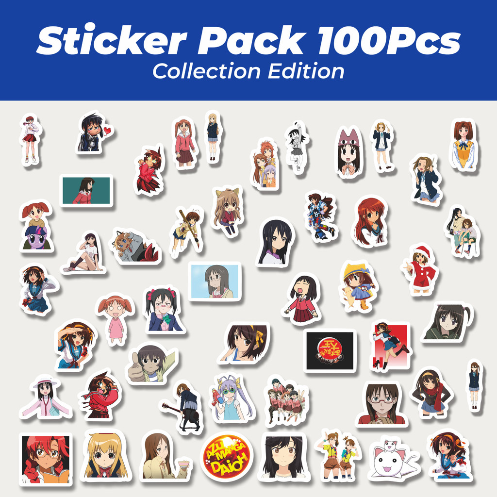 

Hot Sticker Anime Azumanga Daioh Lucu Anti Air Stikers Berperekat Waterproof Sticker Decal Buat Motor Helm Buku Journal Koper Casing HP Laptop Botol Minum