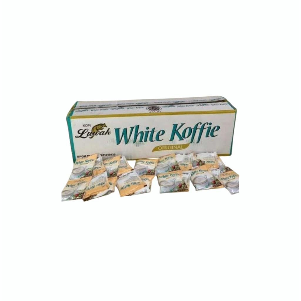 

[1 dus 12 renteng] Kopi luwak white coffe ORIGINAL 20g 1 Dus isi 12 renceng