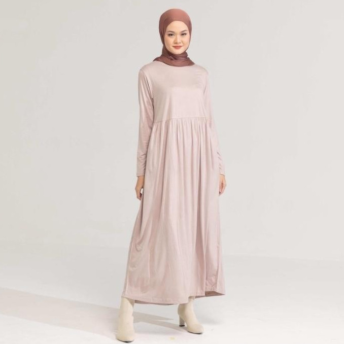 Dauky Inner Dress Laudya Gamis Daleman Wanita Polos Terbaru