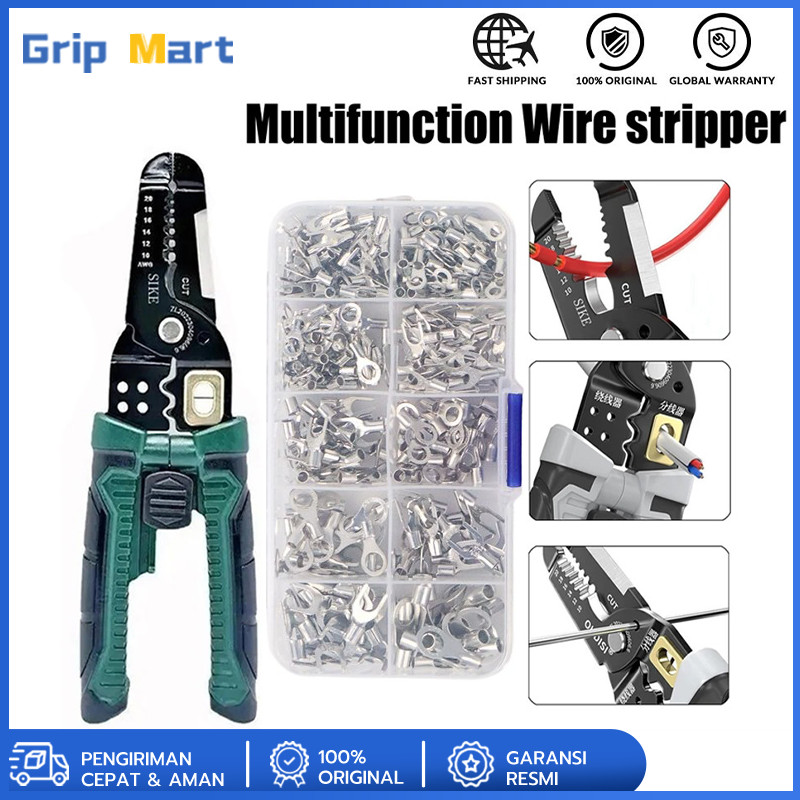 Tang Krimping Press Skun Kabel Kombinasi / Tang Potong Kupas Kabel Multifungsi / Tang Press Skun / T