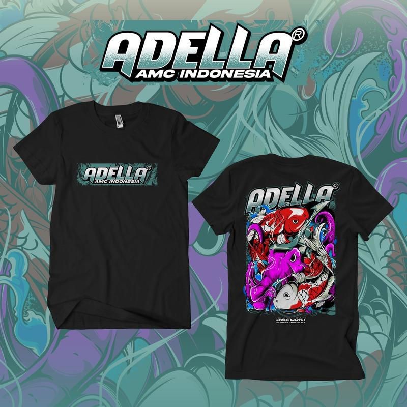 Kaos Adella Edisi Tahun 2025 / Baju Distro Adella Amc Indonesia / Pakaian pria wanita