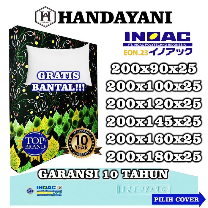 Kasur Busa Inoac 200x180x25 200x100x25 160x200x25 120x200x25 90x200x25 - 200x90x25cm