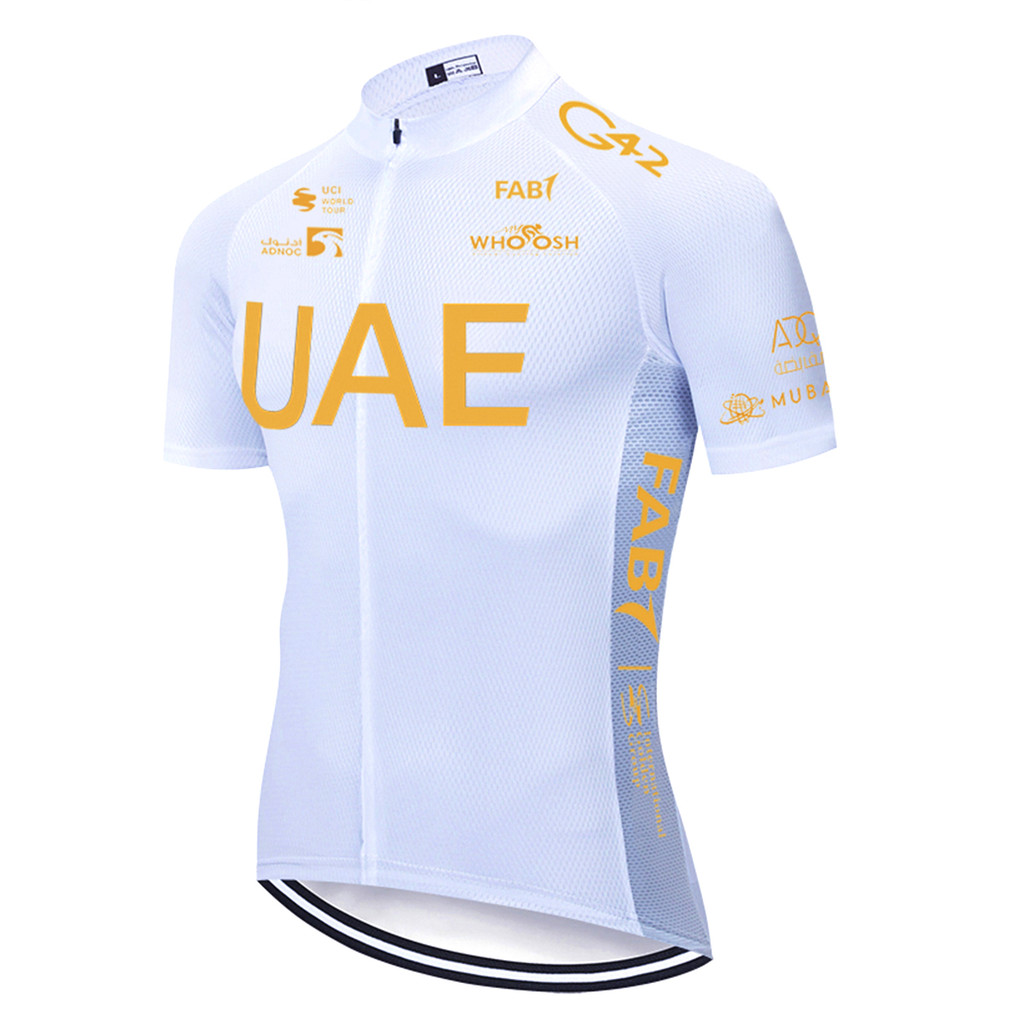 2025 White Cycling Jersey TEAM UAE Bike Vest Maillot Men Women Quick Dry Ropa Ciclismo Bicycle Jerse