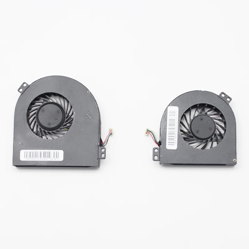 Original Cooler Fan For Dell Precision M4800 CPU+GPU Cooling Fan DC28000DDD0 DC28000DEDL 02K3K7 0WGV