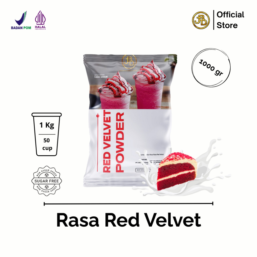 

Bubuk Minuman Premium RED VELVET -Jakarta Bubble Drink | BPOM&HALAL