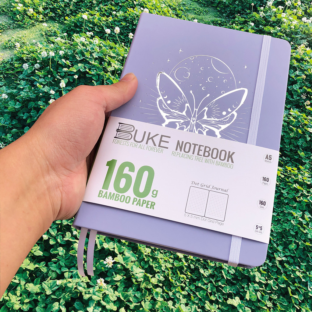 

160gsm bamboo paper watercolor journal dotted notebook supper white pages drawing sketchbook