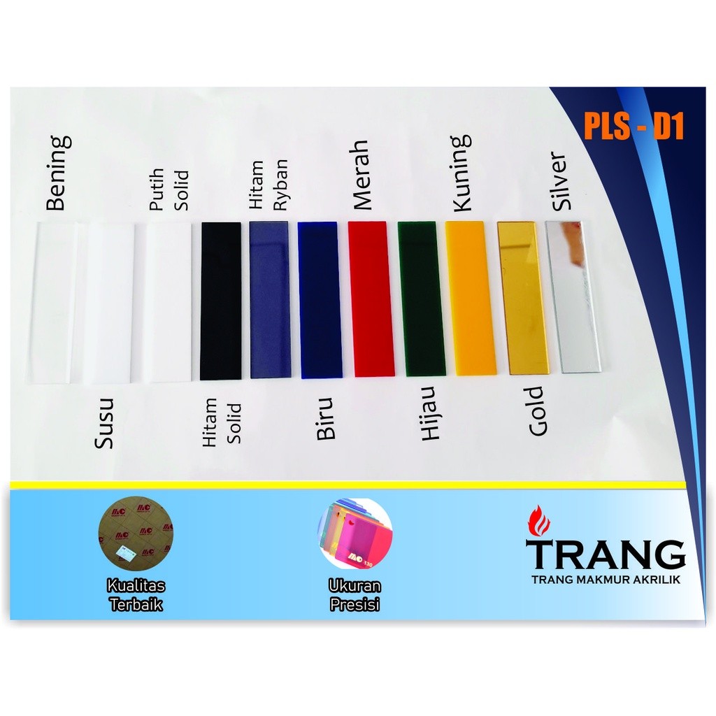 

CUCI GUDANG Bahan Nama Dada Akrilik Polos Termurah dan Terlaris PLSD1