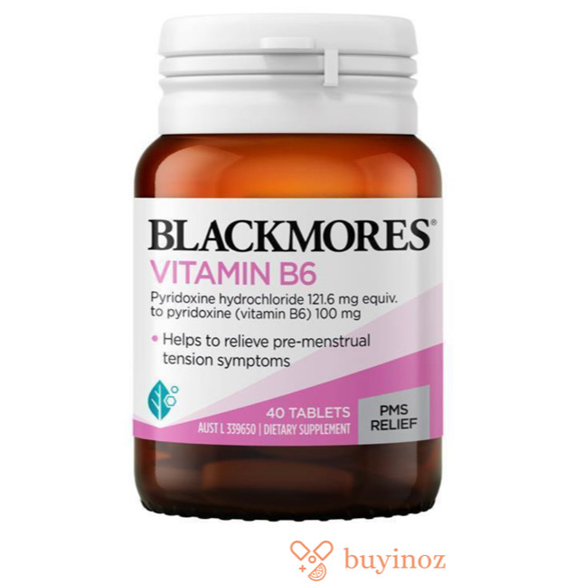 Big sale Blackmores Vitamin B6 100mg 40 Tablets / Healthy Care Vitamin B6