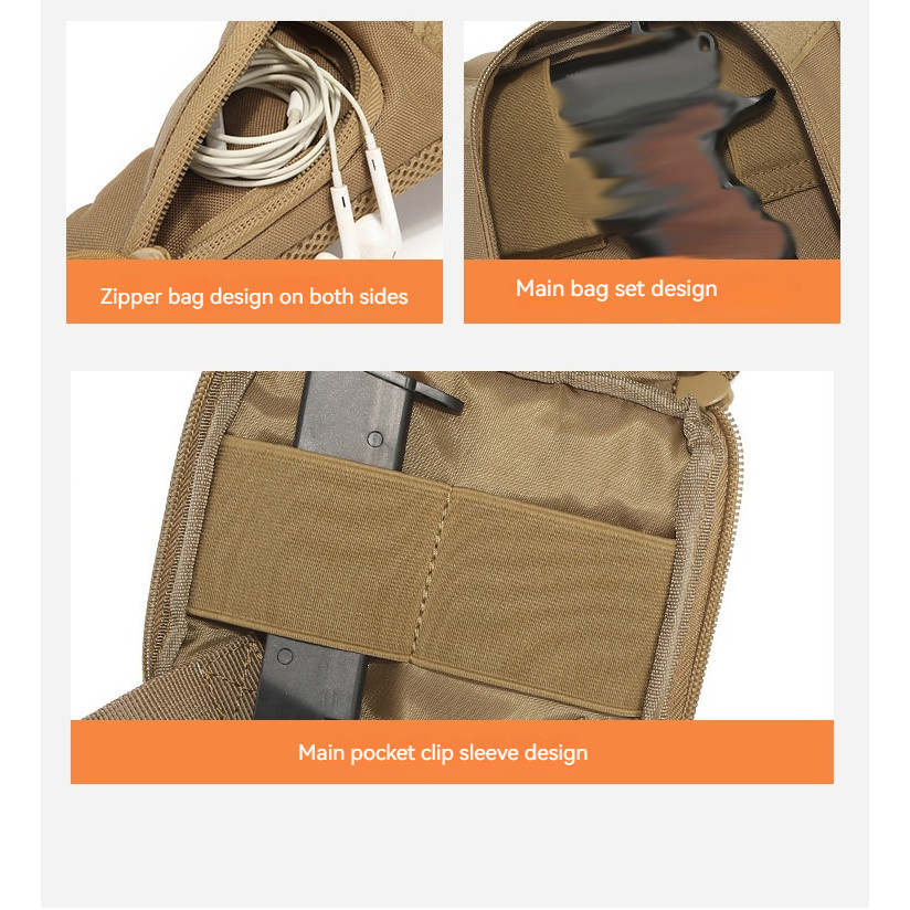 Rilibegan Tactical Waist Bag Multifuctional Storage Fishing Bag Outdoor Luya Camouflage Waist Bags T