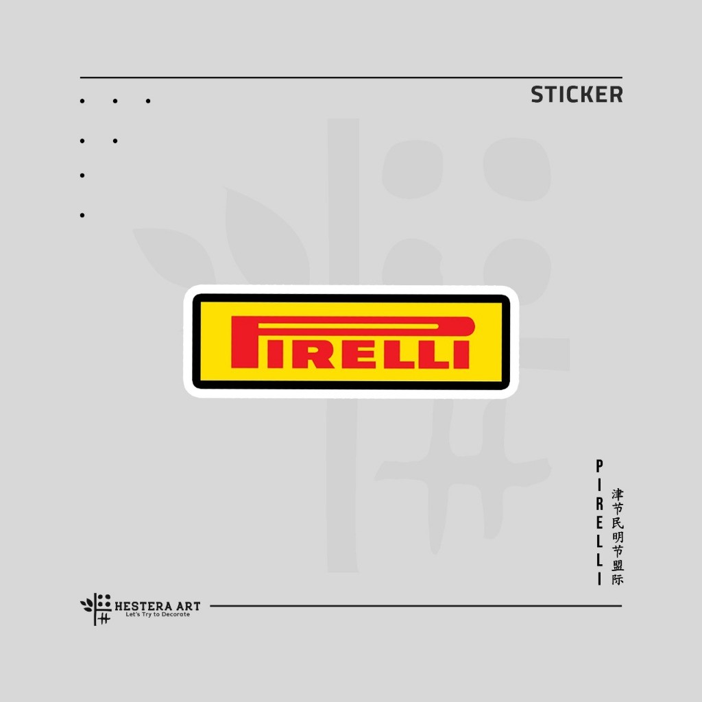 

Stiker Ban F1 Doff Laminasi | Stiker Logo Pirelli