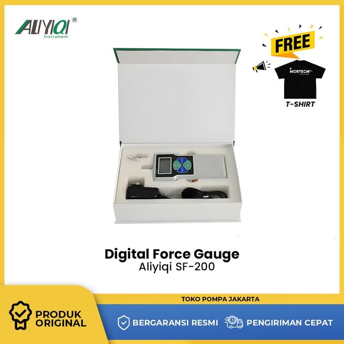 Aliyiqi SF-200 Digital force gauge 20 kg 200N ukur kuat tarik tekan