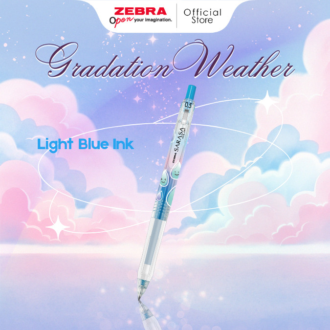 

Zebra Sarasa Clip JJ15 Pulpen Gel Gradation Weather Series Limited Edition