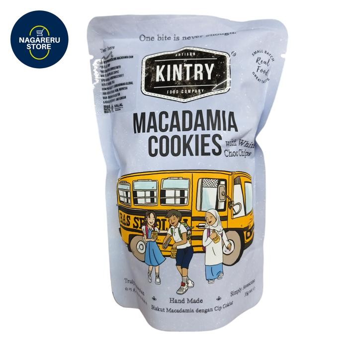 

Kintry macadamia cookies with white choco chips 35gr