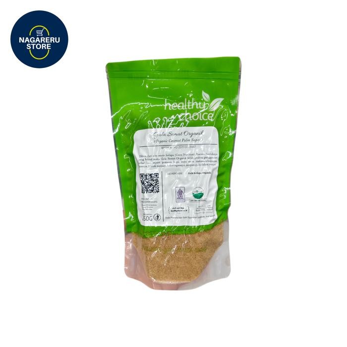 

Healthy choice organic coconut palm sugar (gula semut organik) 250gr