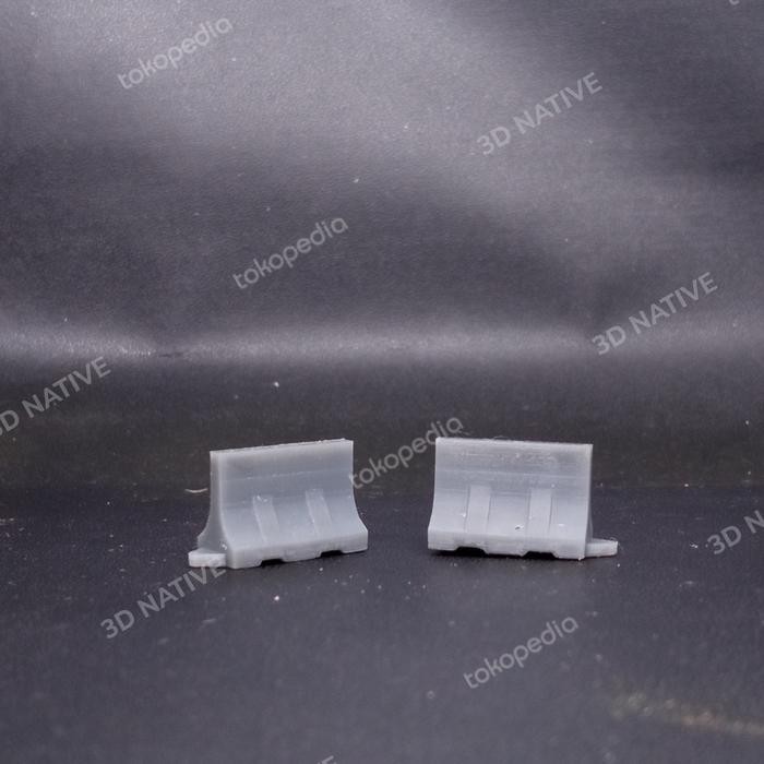 Diorama Miniatur  Barrier / Pembatas Jalan  Skala 64