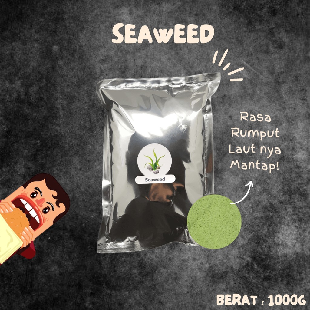 

BUMBU TABUR SEAWEED RUMPUT LAUT 1000G / 1KG