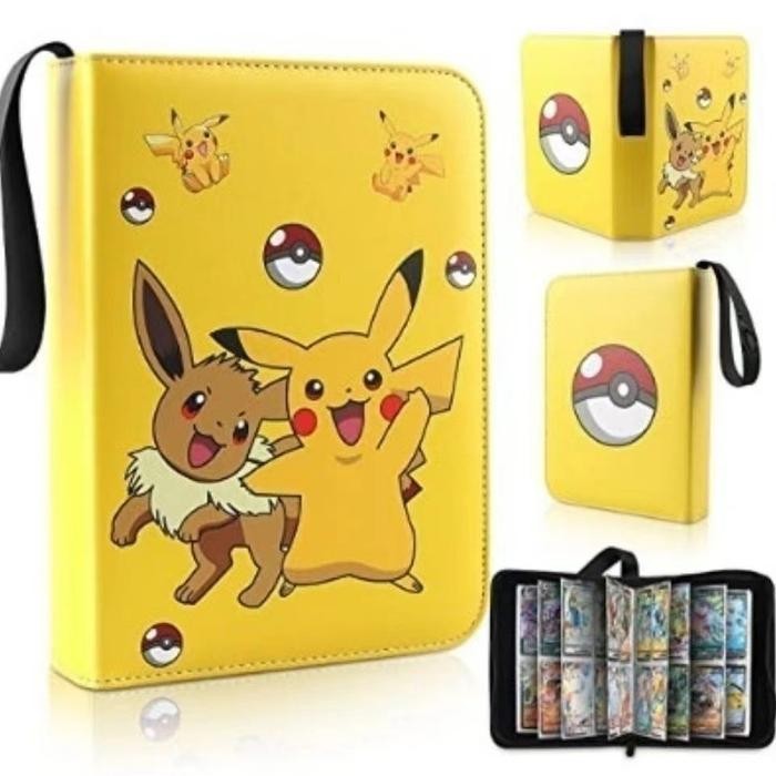 

Jaje.store 【24H】Buku Album Holder 400 Kartu Game Pokemon EX GX Bahan PU Waterproof Dengan Resleting Untuk Koleksi / Mainan Anak Case Zipper - Style A