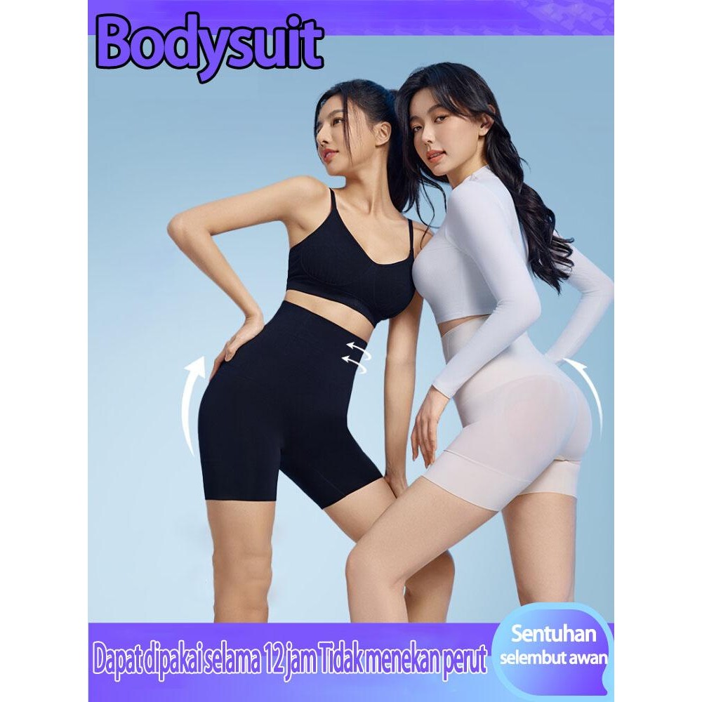 Luxlace tally official store kemben wanita Ramah dikulit, tanpa jahitan Bodysuit pembentuk tubuh put