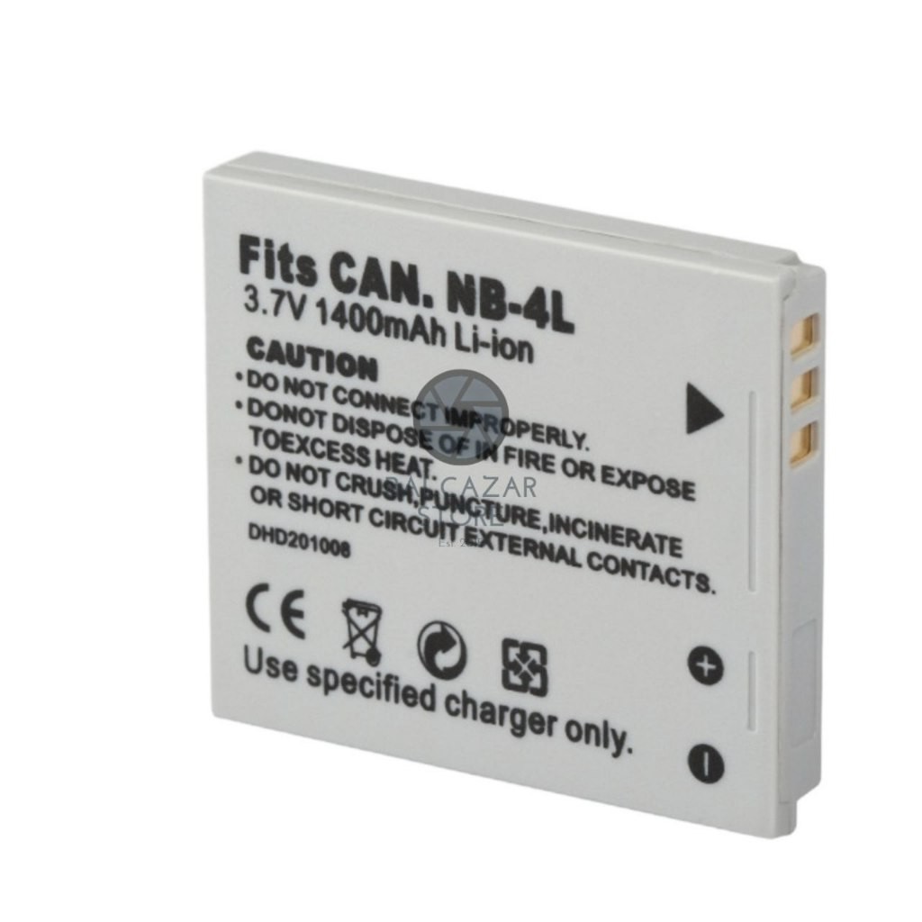Baterai Kamera Canon NB-4L NB 4L 760 mAh / 1200 mAh IXUS TX 1 100 115 HS 300 220 230 310CO