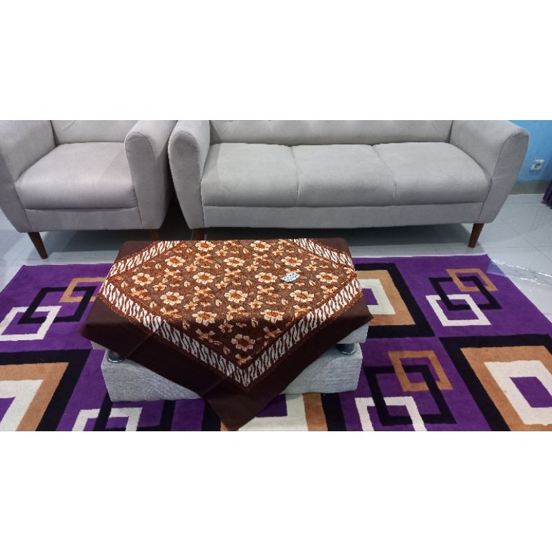 Paket 10pcs Taplak Meja Kantor Sekolah Motif Batik Taplak Meja Guru Sekolah Segi Empat Motif Tulis C