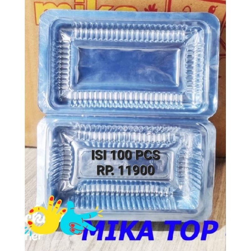 Premium Mika 4c Bening isi 100pcs / Mika 4T Bening isi 100pcs /  Mika Nasi Bening isi 100pcs / Mika 