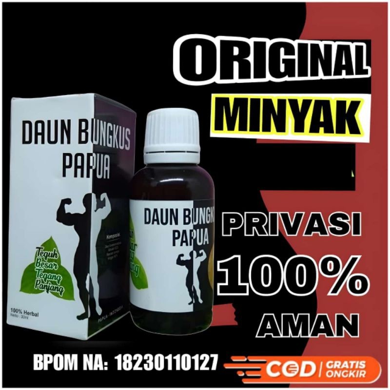 PROMO Minyak Daun Bungkus Asli Papua 100%original Pembesar Pria Permanen