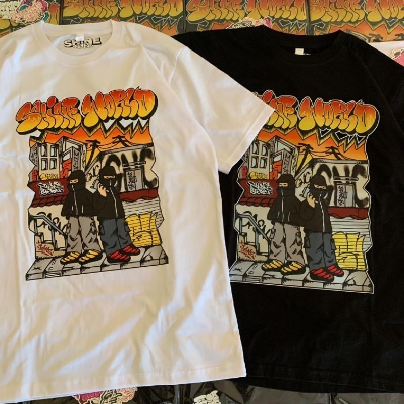 Baju Unisex T-shirt Shineworld "Hello Motherfuckers" RHS