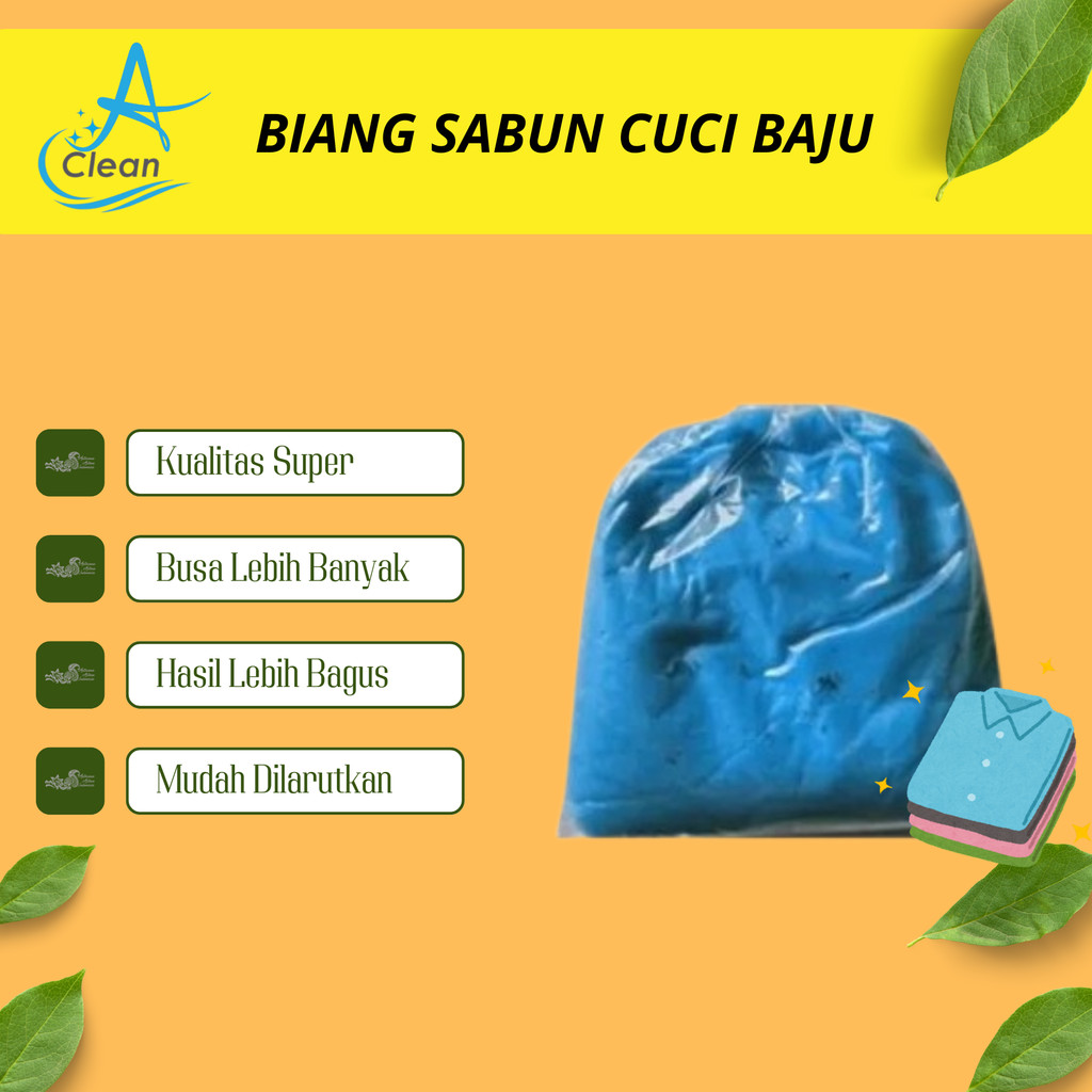Biang Sabun Deterjen Cuci Baju / Biang sabun laundry Untuk 5 Liter