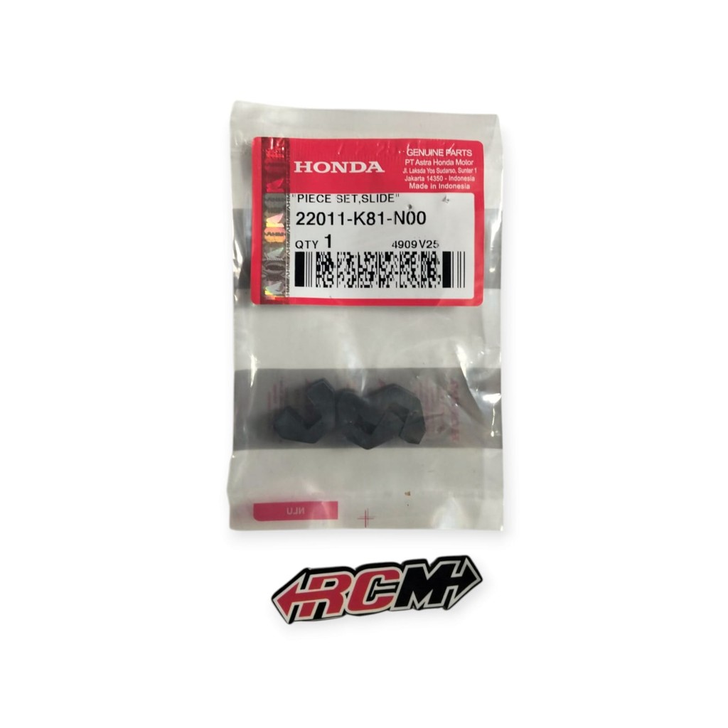 22011-K81-N00 PIECE SLIDE SET KANCING RUMAH ROLLER BEAT CARBU BEAT FI 2013-2016 BEAT STREET ESP BEAT