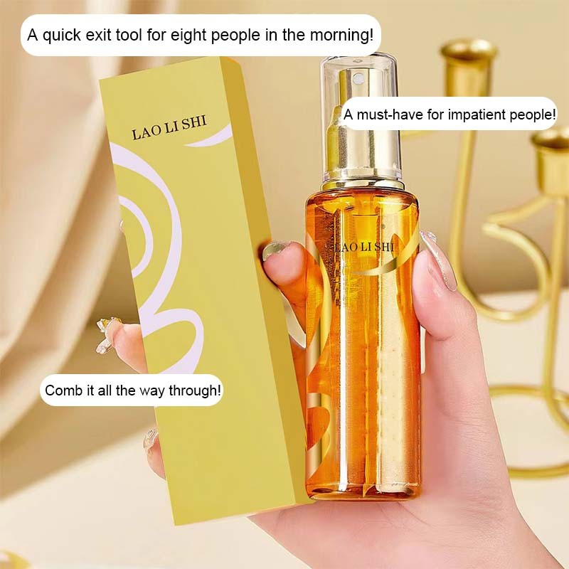 [Alivee]LAOLISHI Hair Serum Spray Hair Oil Serum Treatment Rambut Argan Oil 100ml-COD