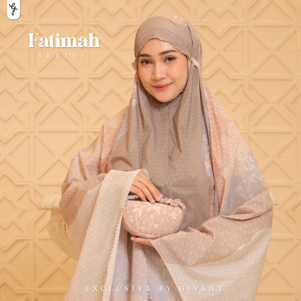 Mukena Traveling Mini Parasut Korea Premium - Free Sajadah - Fatimah Series